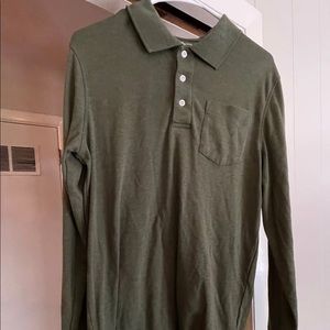 Croft & Barrow green longsleeve polo Kohl’s